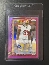 2025 Topps Chrome Alfred Collins #RRA-ACO (RC) Autograph Variation Pink /250