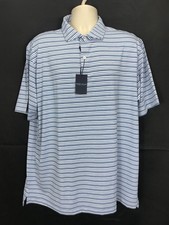 Peter Millar Crown Crafted Men's Size XXL Striped Performance Jersey Polo 115