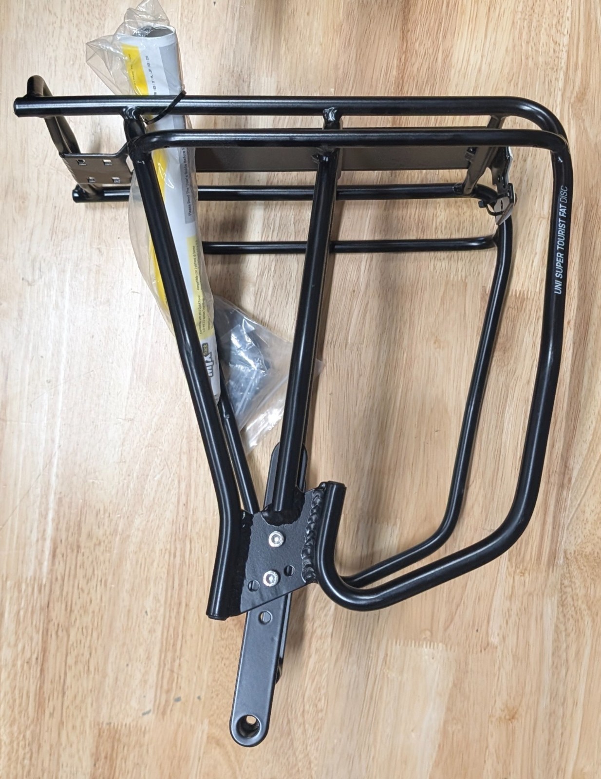 Topeak Uni Super Tourist Fat Disc Rear Rack - Fits 24-26" Fat Tires MTX 2.0 Blk