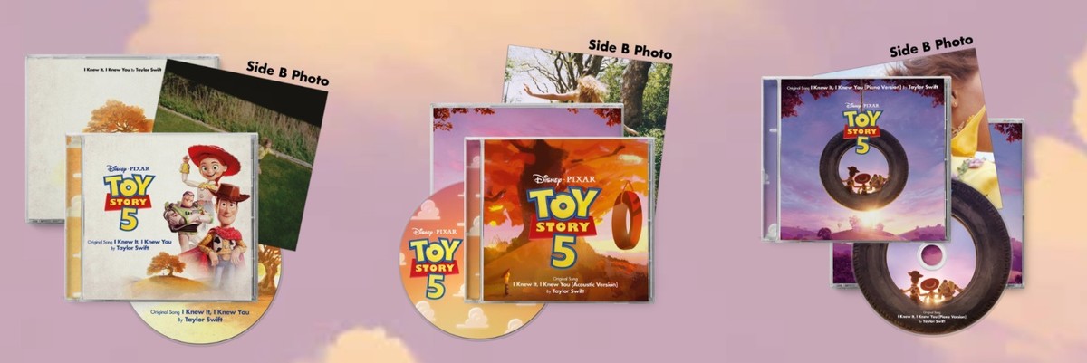 Taylor Swift I Knew It, I Knew You Toy Story 5 CD Collection SET