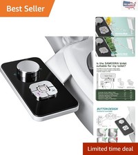 Self-Cleaning Bidet Toilet Attachment with Retractable Nozzles - Easy Install