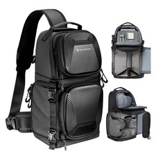 K&F Concept 10L Camera Sling Bag Crossbody Hardshell Camera Case Photography Bag