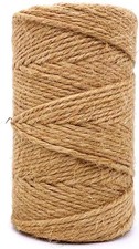 Jute Twine 328 Feet 2.5mm 4Ply Heavy Duty Brown Jute Rope String for Home Garden