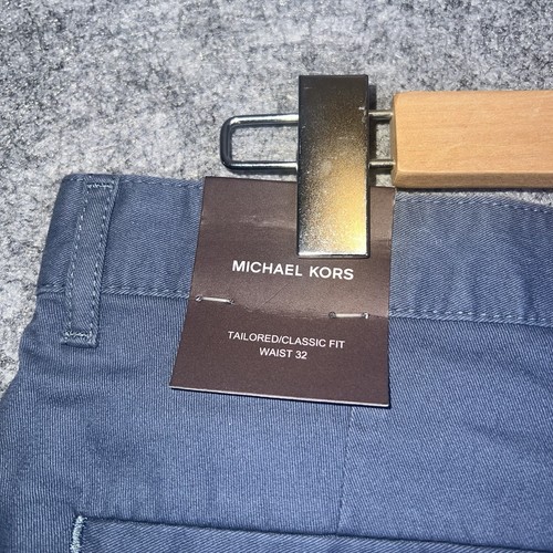Michael Kors Shorts Herren 32 Classic Fit Chambray Chino Shorts Neu mit Etikett - Bild 7 von 9
