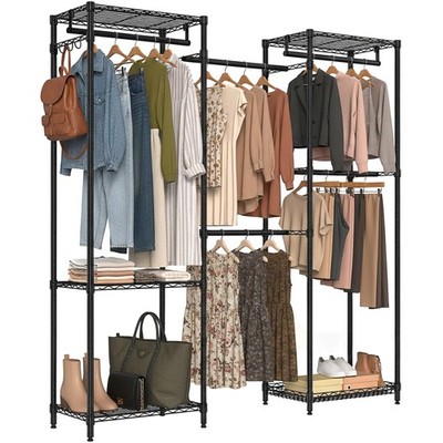 Freestanding Closet System, Large Free Standing Closet Rack Organizer for Han...