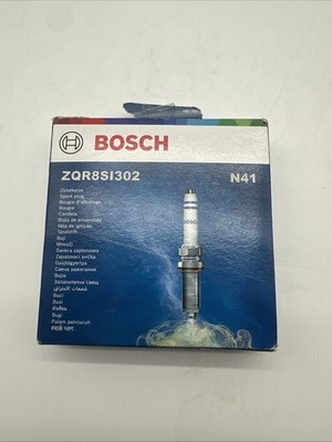 Bosch Iridium 0242129804 (N41), Set mit 4 Zündkerzen für einen zuverlässigen