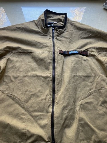 Kavu L/S FZ Throwshirt Heritage Khaki size large - product listing photo