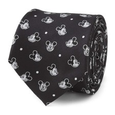 👔 Disney Mickey Mouse Black Dot Men's Tie