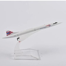 15CM Concorde British Airways Metal Die Cast Plane Model Aircraft Toy Aeroplane