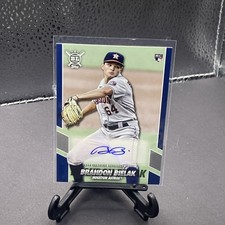 2021 Topps Big League Brandon Bielak Rookie Opening Act Auto Autograph