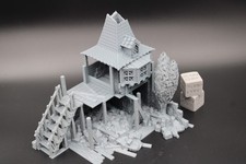 Tabletop Terrain Fantasy Multi Level House Ruin Dnd RPG wargame skirmish 28mm