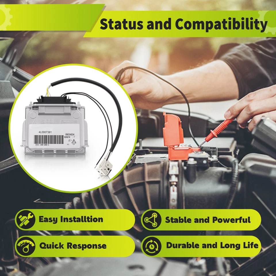 Xenon HID Headlight Ballast & Ignitor Plug & Bulb For 2008-2010 BMW 130i 3.0L - Image 2 of 4