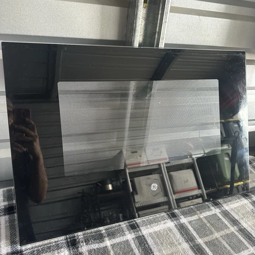 GE Range Outer Door Glass-Black (Lt. Wear) Part # WB56X25503