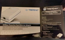 TRENDnet TPL-202E 85Mbps Powerline Fast Ethernet Adapter/ 98SE/ME/2000/XP /VISTA