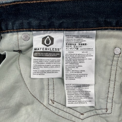 Levi's 527 Jeans 36x33 Slim Bootcut Dark Wash Cowboy Western Trademark Tab EUC - Picture 9 of 13