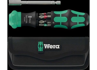 Wera Kraftform Kompakt 28 RA 1 w/ Ratchet Functionality & Pouch, 6pcs