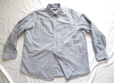 Men Cremieux Classic Plaid Button Cotton Long Sleeve Shirt Sz XXL (MT599)