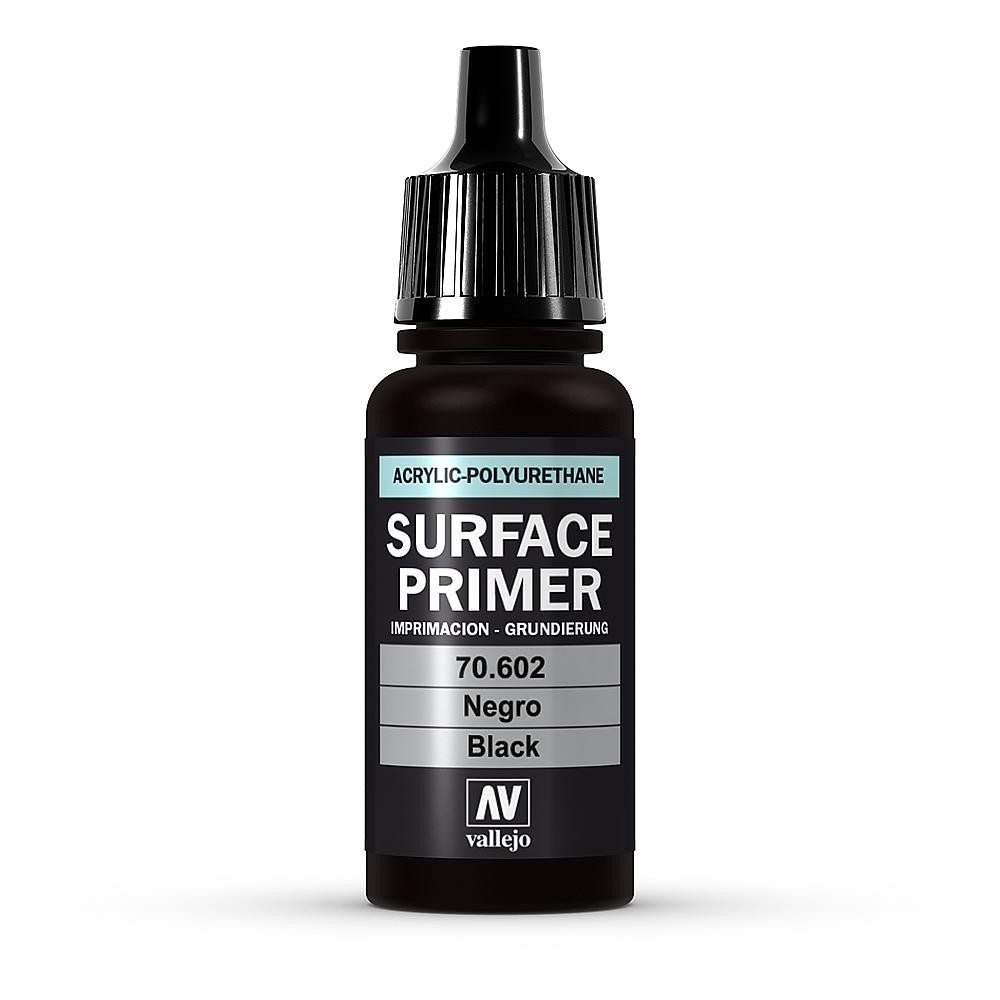 Vallejo 70.602 - Surface Primer - Black - 17 Ml - New