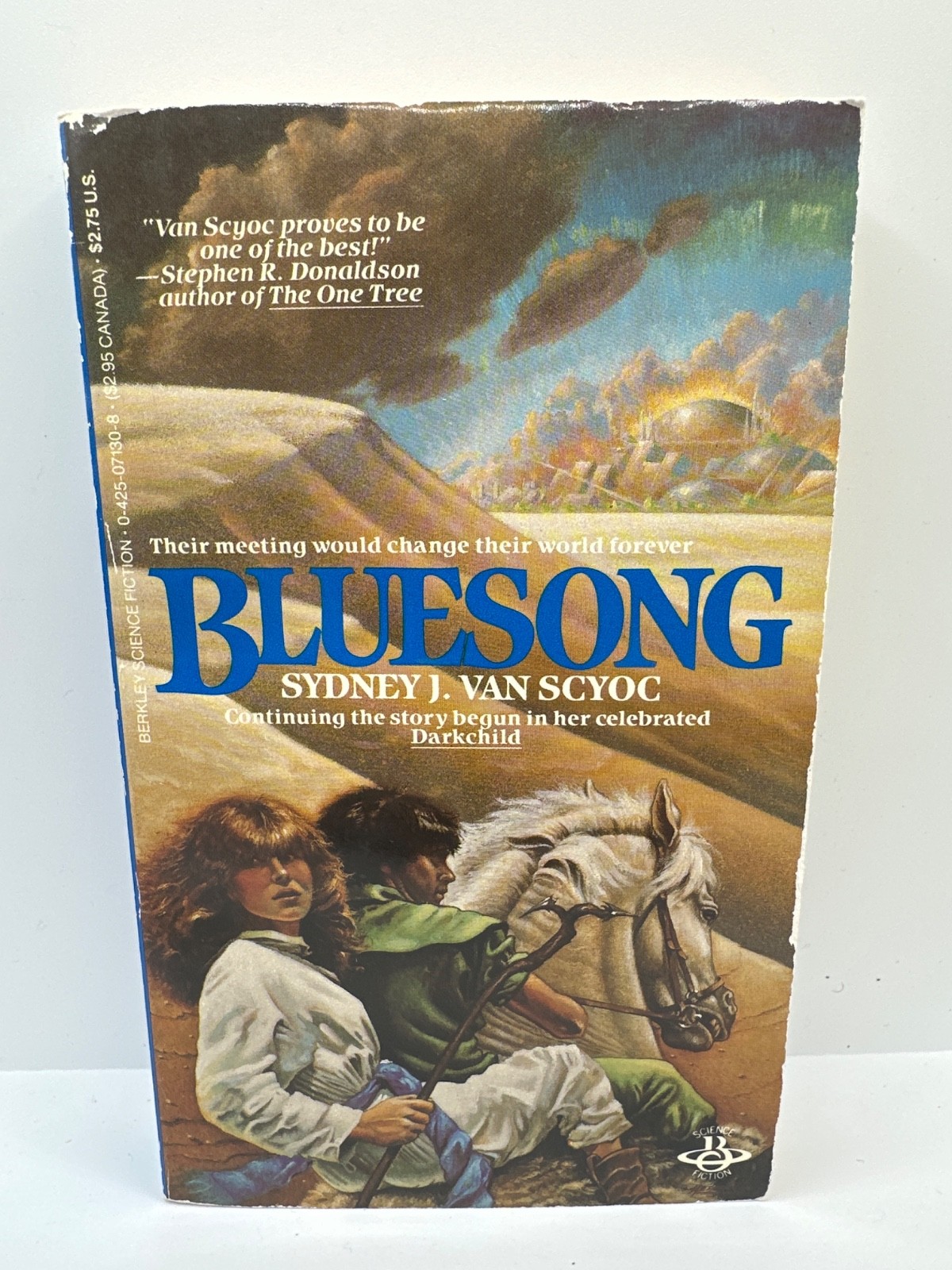 Bluesong by Sydney J. Van Scyoc - paperback book - 1984
