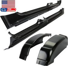 Outer Rocker Panels  Cab Corners Compatible with 1999-2007 Chevy GMC Silverado