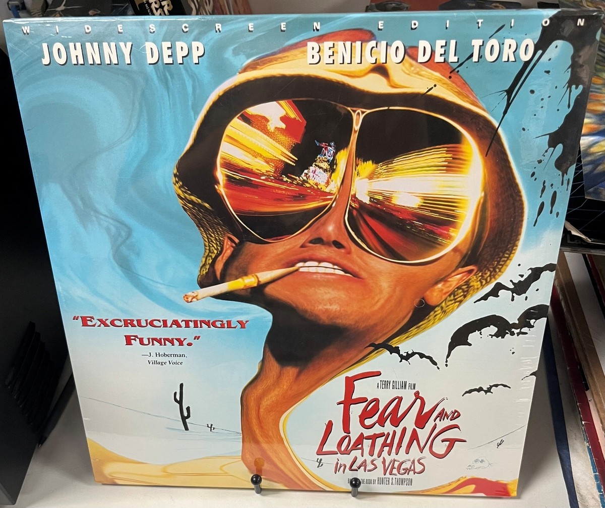 Fear and Loathing in Las Vegas Movie on Laserdisc Johhny Depp
