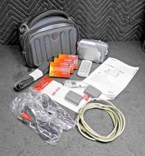 Canon ZR830 MiniDV Camcorder W/ Manual, Charger, Cables, Remote, Case, 3x Tapes