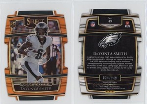 2021 Panini Select Concourse Orange Prizm Die-Cut /249 Devonta Smith Rookie RC