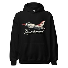 USAF Thunderbird F-16 Jet Hoodie Air Force Precision Flight Team Unisex Hoodie
