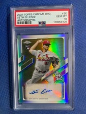 Seth Elledge  2021 Topps Chrome Update #CUSA-SE Auto RC