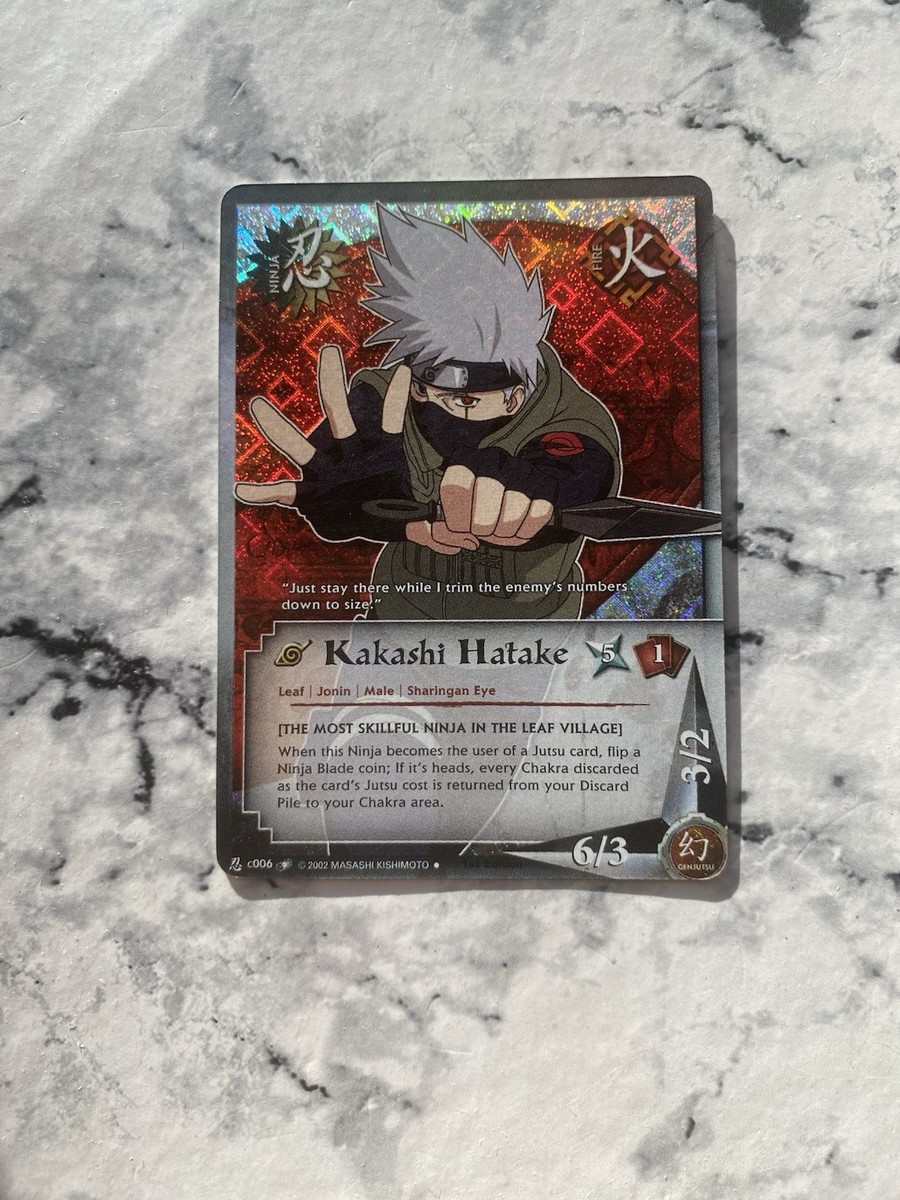 Kakashi Hatake N-C006 Diamond Foil Quest Power 1st Ed Naruto Rare Chidori  VLP | eBay