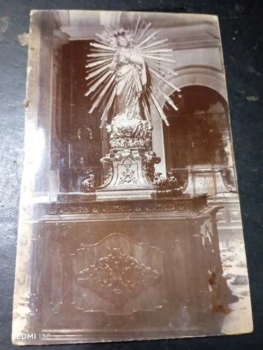 MALTA - ANTIQUE RELIGIOUS PHOTO  POSTCARD SIZE
