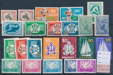ML06937 Urugwaj wybór ładnych znaczków drobna partia MNH