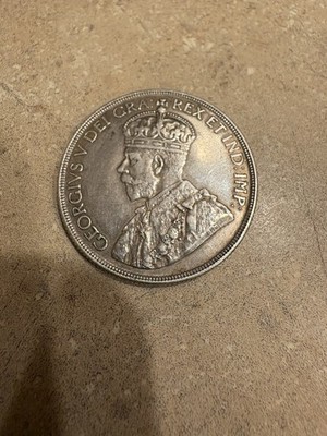 1936 Canada Silver Dollar King George v dollar 