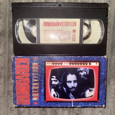Soundgarden Motorvision VHS A&M Music 1992 Slipcover - CIB