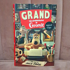 Nick Park Grand: The Autobiography of Gromit SIGNED by Nick Park, Hardcover Book