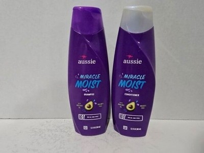 Aussie Miracle Moist Shampoo & Conditioner Set 12 Fl oz Each *New*