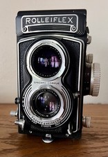 Rolleiflex TLR 6x6 75mm 3.5 Tessar Film Camera