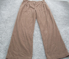 Halara Pants/Trousers W30 Office/Work Wear Brown Corduroy Wide Leg