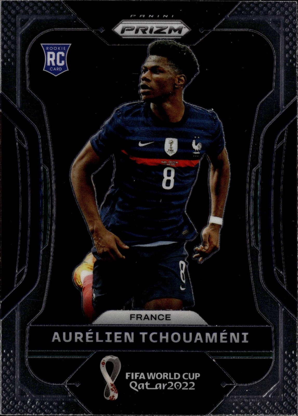 2022 Panini Prizm FIFA World Cup Aurelien Tchouameni Rookie Card #97