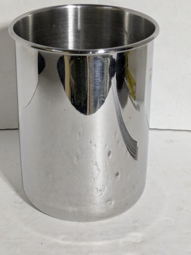 All-Clad Stainless Steel Utensil Holder Organizer Silver Round - Damage - Picture 4 of 13