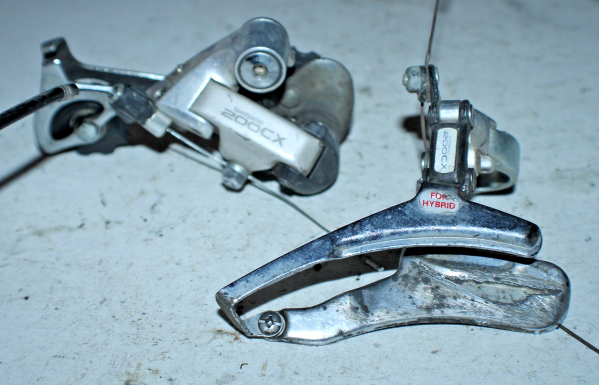 Shimano 200CX Front & Rear Derailleurs FD-M202-C RD-M20C 3x9 Long