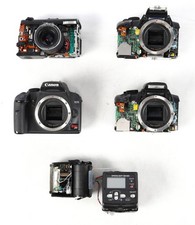 Lot d'appareils photo numériques reflex numériques Canon Rebel et PowerShot (démontés)