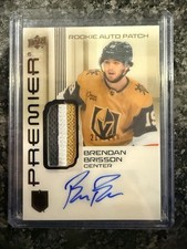 2024-25 Upper Deck Premier - Rookie Auto Patch Brendan Brisson #AR-BB /249 