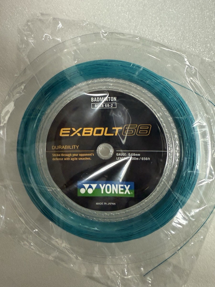 New Yonex Exbolt 68 BGXB 68-2 200M Reel String Yellow | eBay