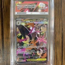 Mega Lopunny ex 128/094 ACE 10 - Phantasmal Flames - SIR Holo Pokémon Card