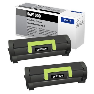 56F1000 Black Toner Cartridge 56F1H00 MS421dn Compatible for Lexmark 56F1000 MS4