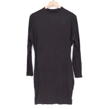 Naked Wardrobe Black Mock Neck Long Sleeve Bodycon Mini Dress 3X