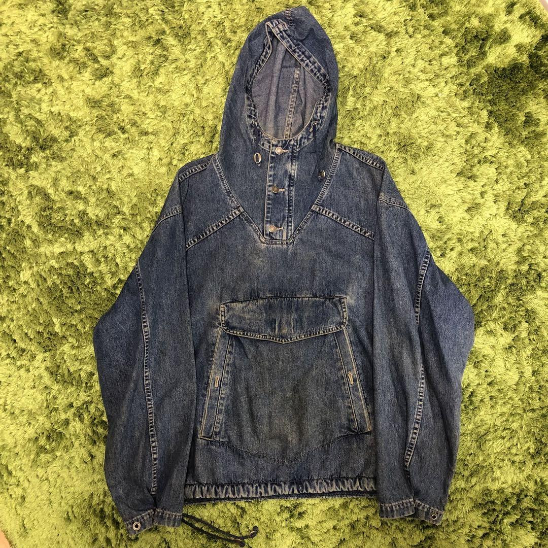 Rara giacca GAP altra vintage anni 90 vecchia giacca denim Anorak indaco usata taglia S F S