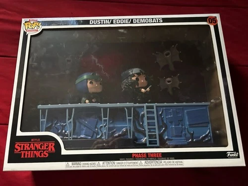 Funko Pop! Deluxe Moment Stranger Things Phase 3, Dustin Eddie Demobats, #05 New