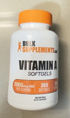 Vitamin A 10000 IU Softgels Bulk Supplements